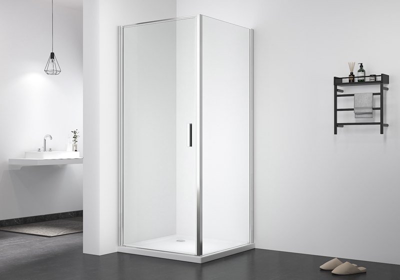 PV 1901 6mm glass hjørne firkantet pivot pluss dusjkabinett