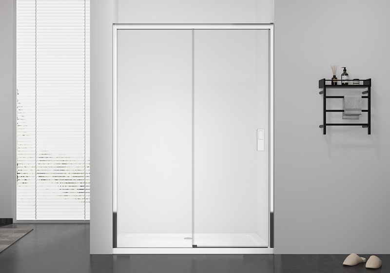 EX-807 8mm glass rett skyve mykt lukkende dusjkabinett